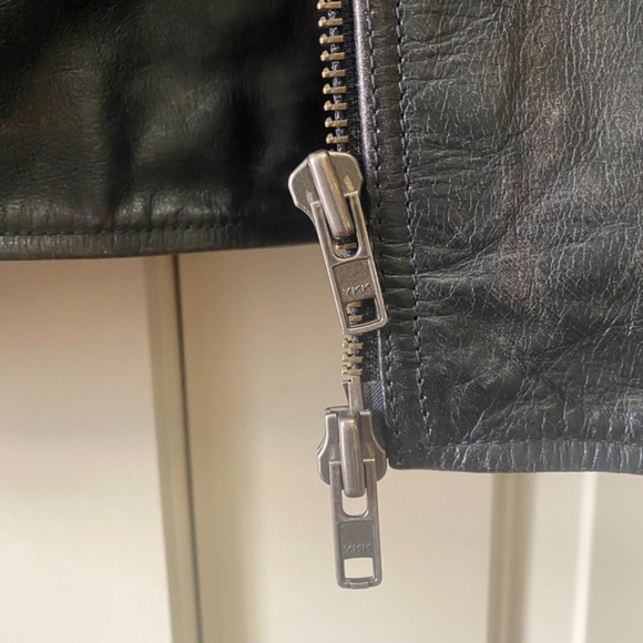 ALLSAINTS “RAID” Leather Jacket (Men’s) - Picture 6 of 13